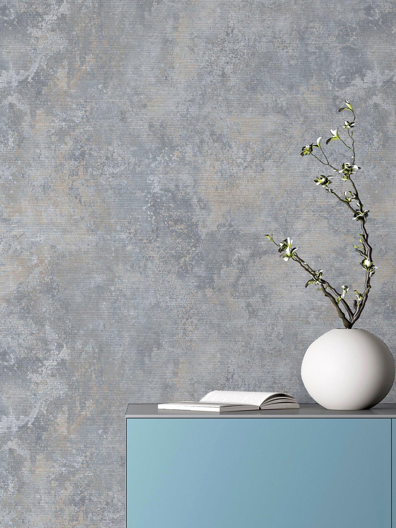 Image 4 of 6 of ARTHOUSE Modern Raffia Natural &amp; Grey Wallpaper