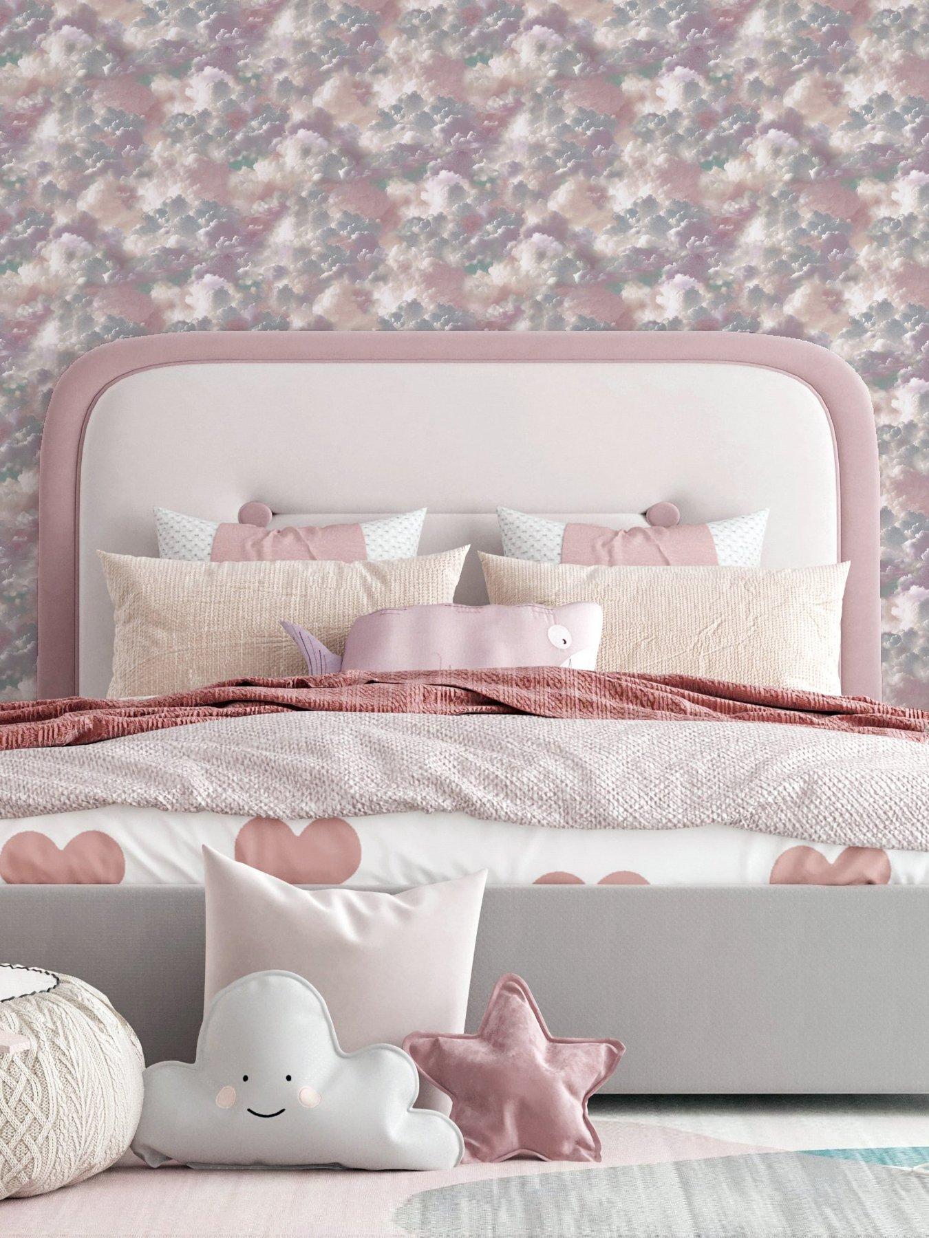 Image 4 of 6 of ARTHOUSE Vanilla Skies Pink Wallpaper