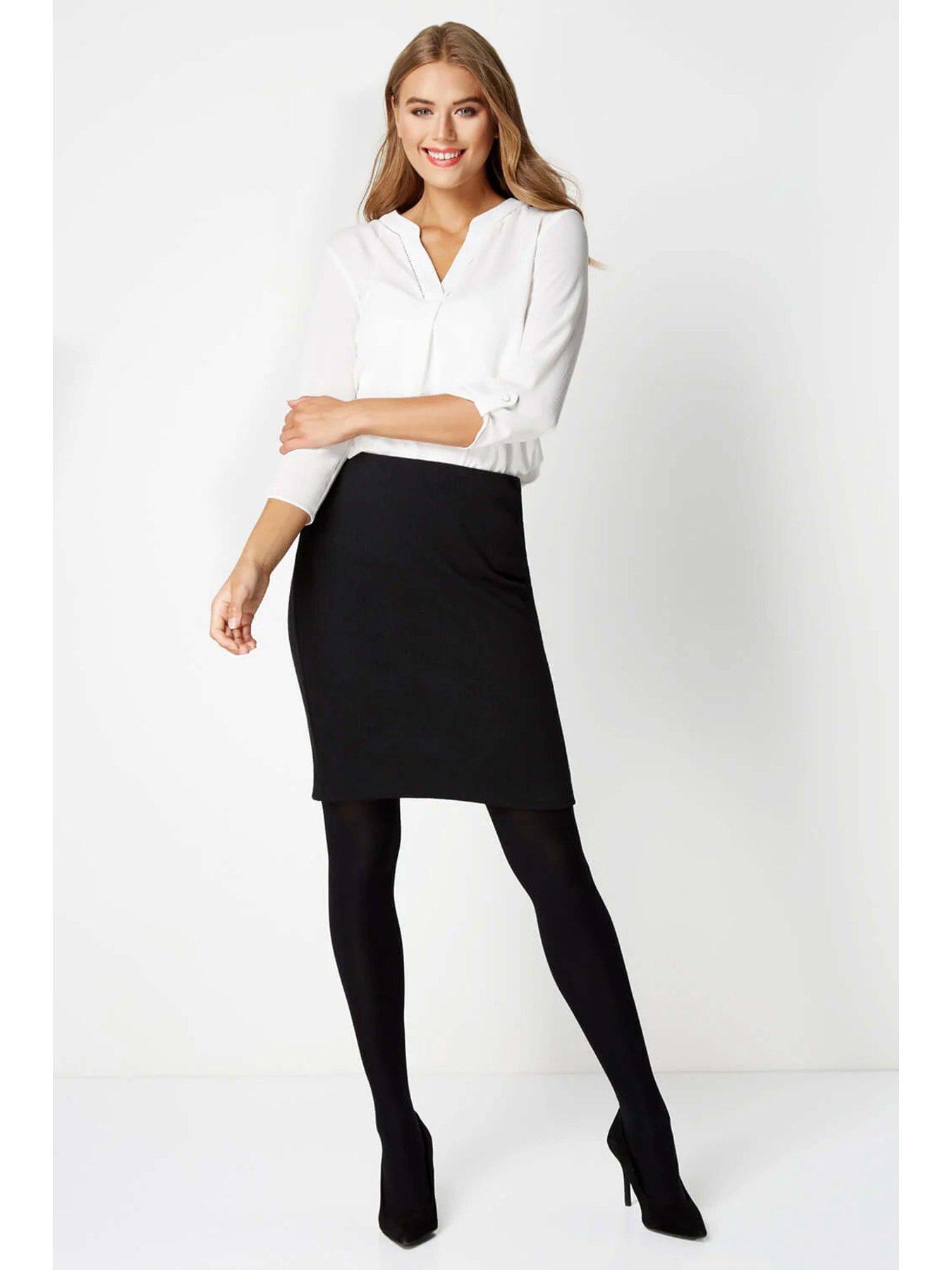 3/4 Jersey Skirt black main image 0