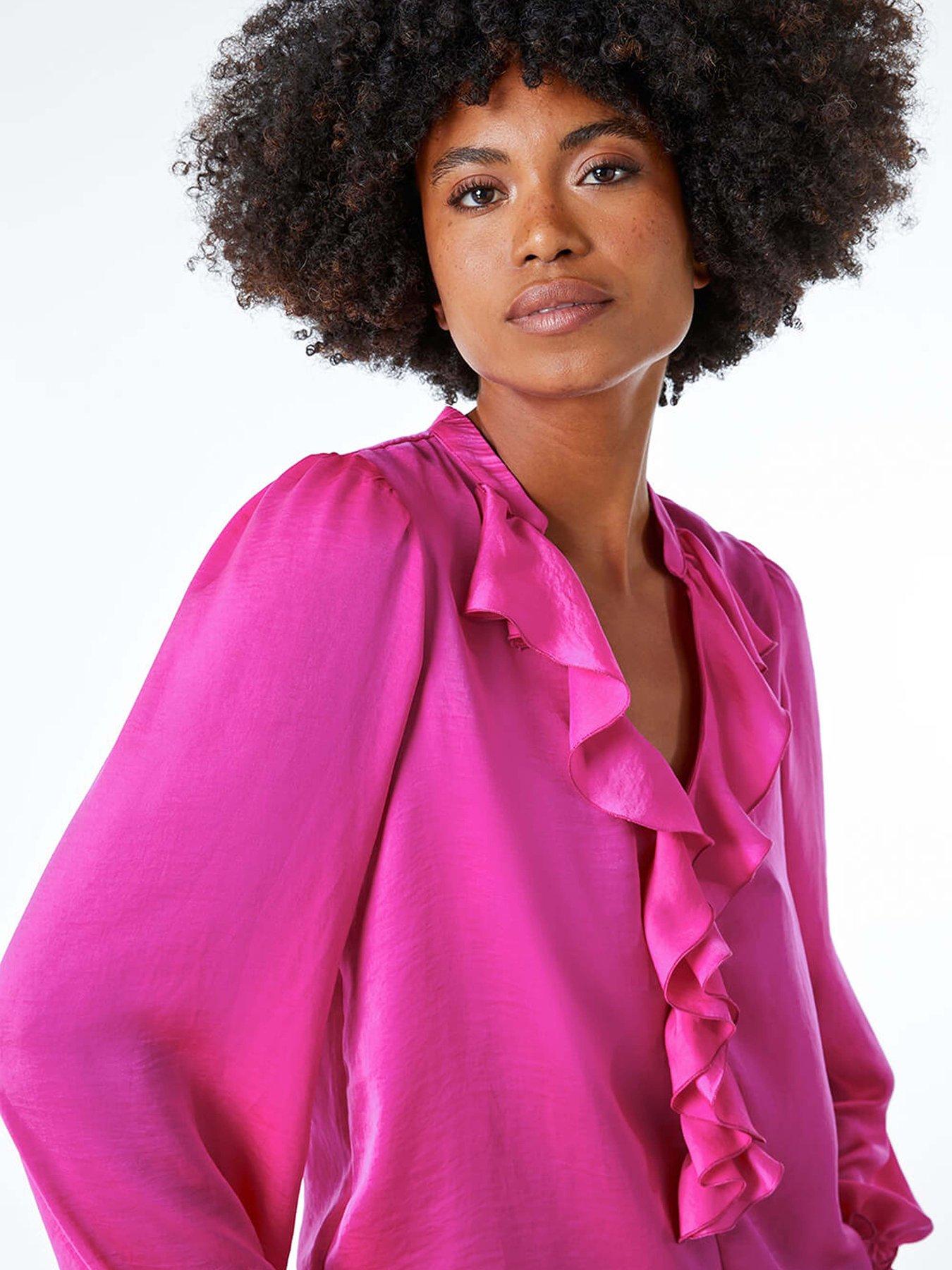 CERISE LACE BLOUSE