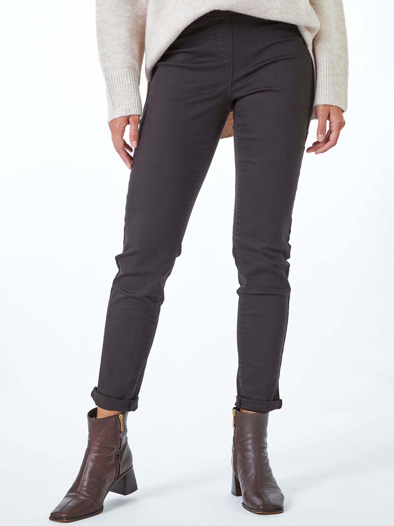 undefined 31' Denim Stretch Jegging - Chocolate