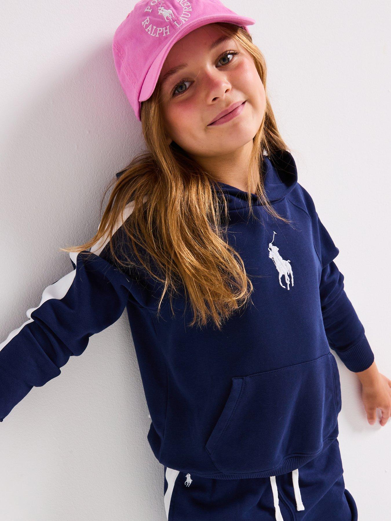undefined Girls Hoodie - White/Navy