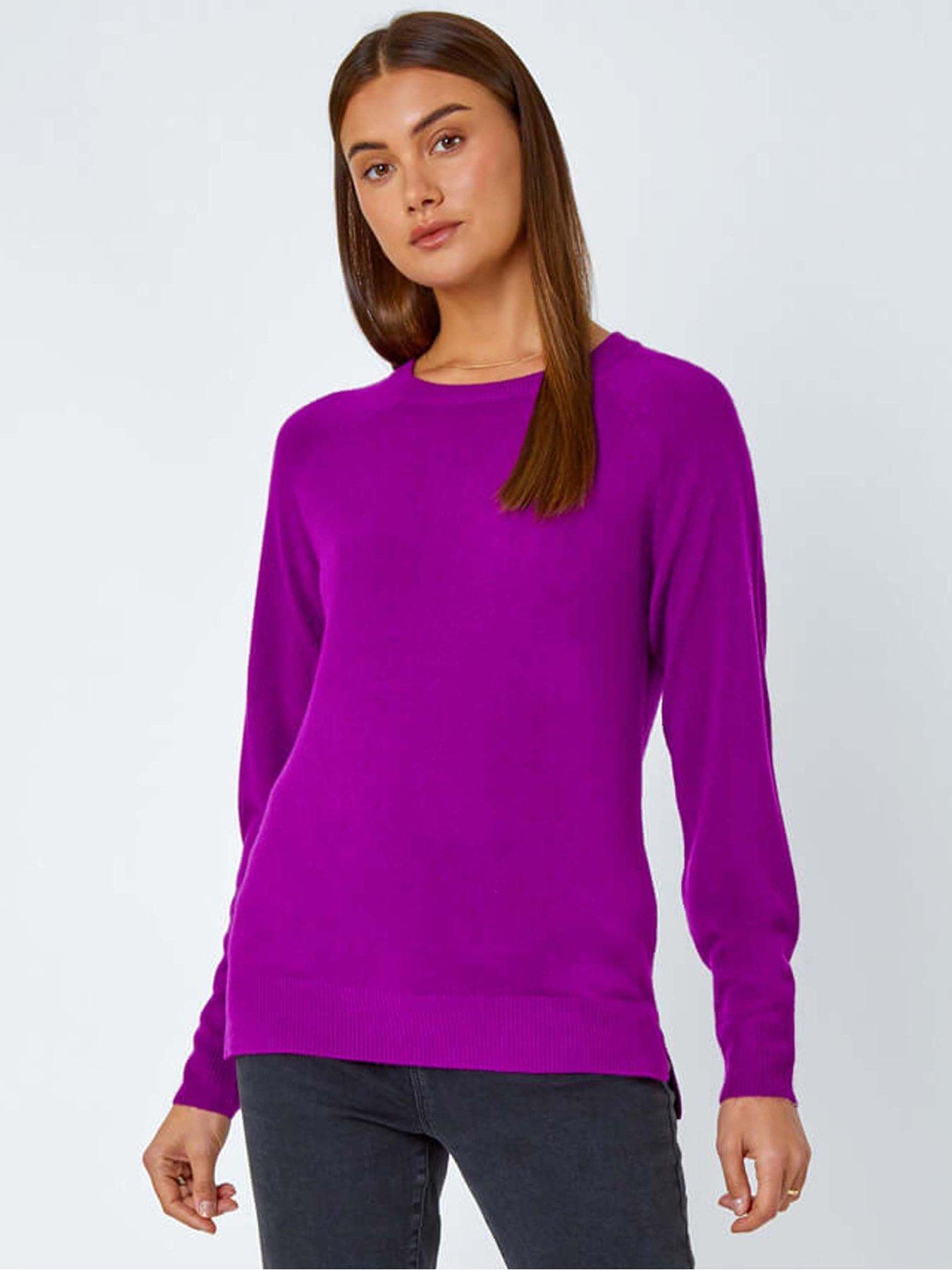 Women's Purple Jumpers & Cardigans | Very Page 2
