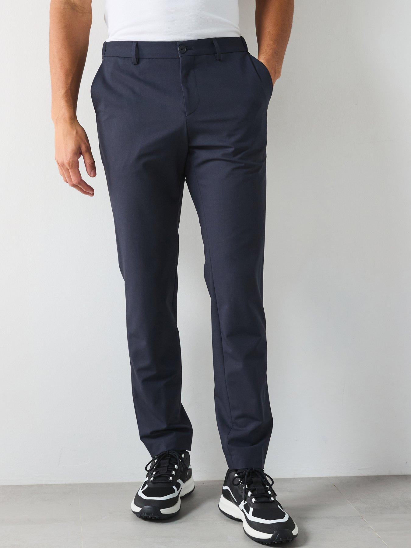 undefined P-Genius Performance Stretch Trousers - Navy