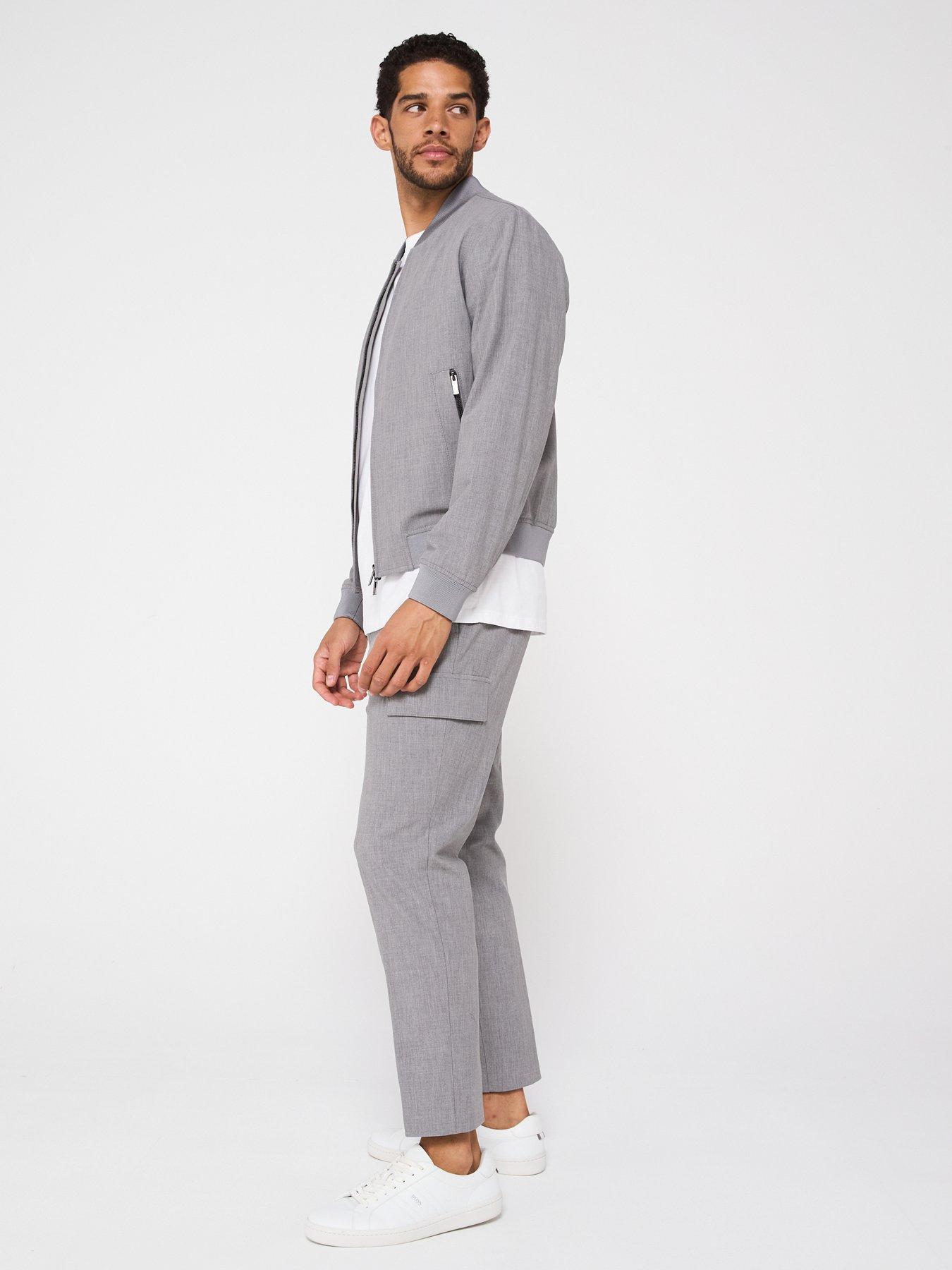 BOSS P-Pepe 251 Flannel Cargo Pants - Grey | Very