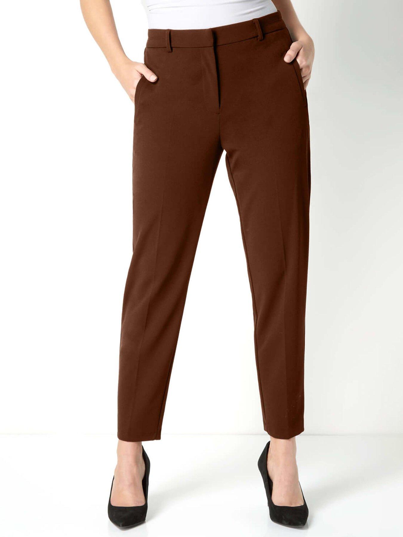 roman-straight-leg-stretch-trouser-brown