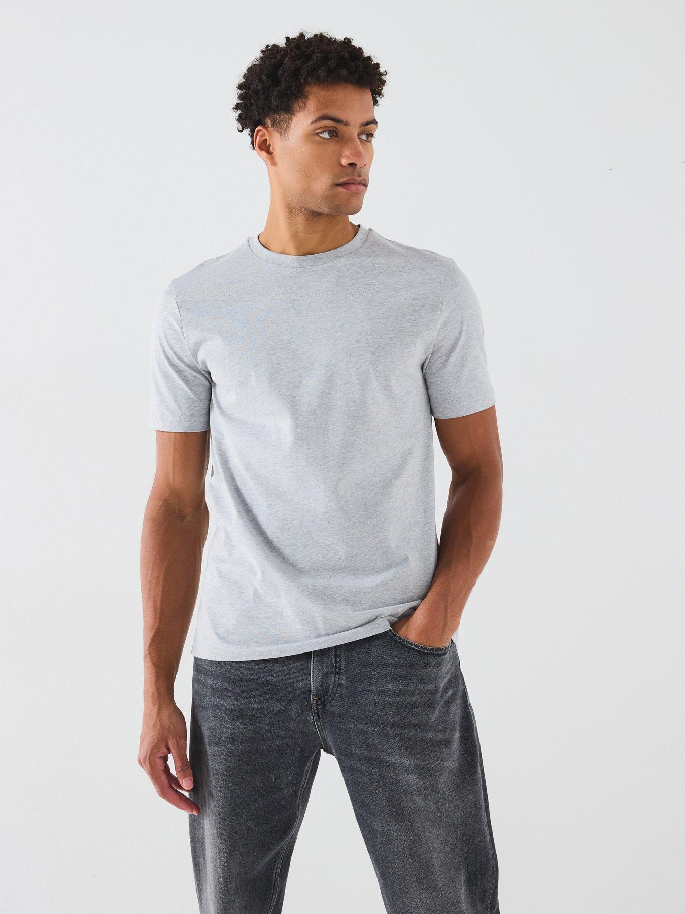 Image 1 of 4 of BOSS Thompson 01 Regular Fit T-Shirt - Grey