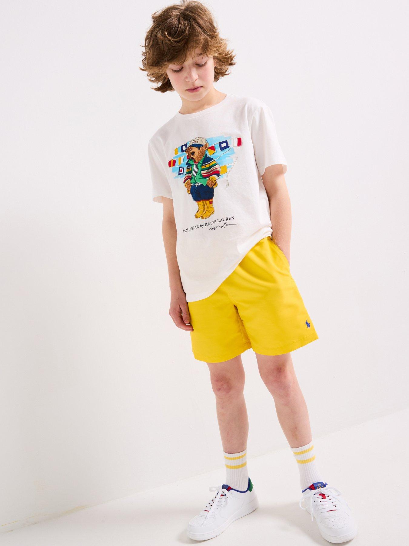 undefined Boys Traveller Swim Shorts - Yellow
