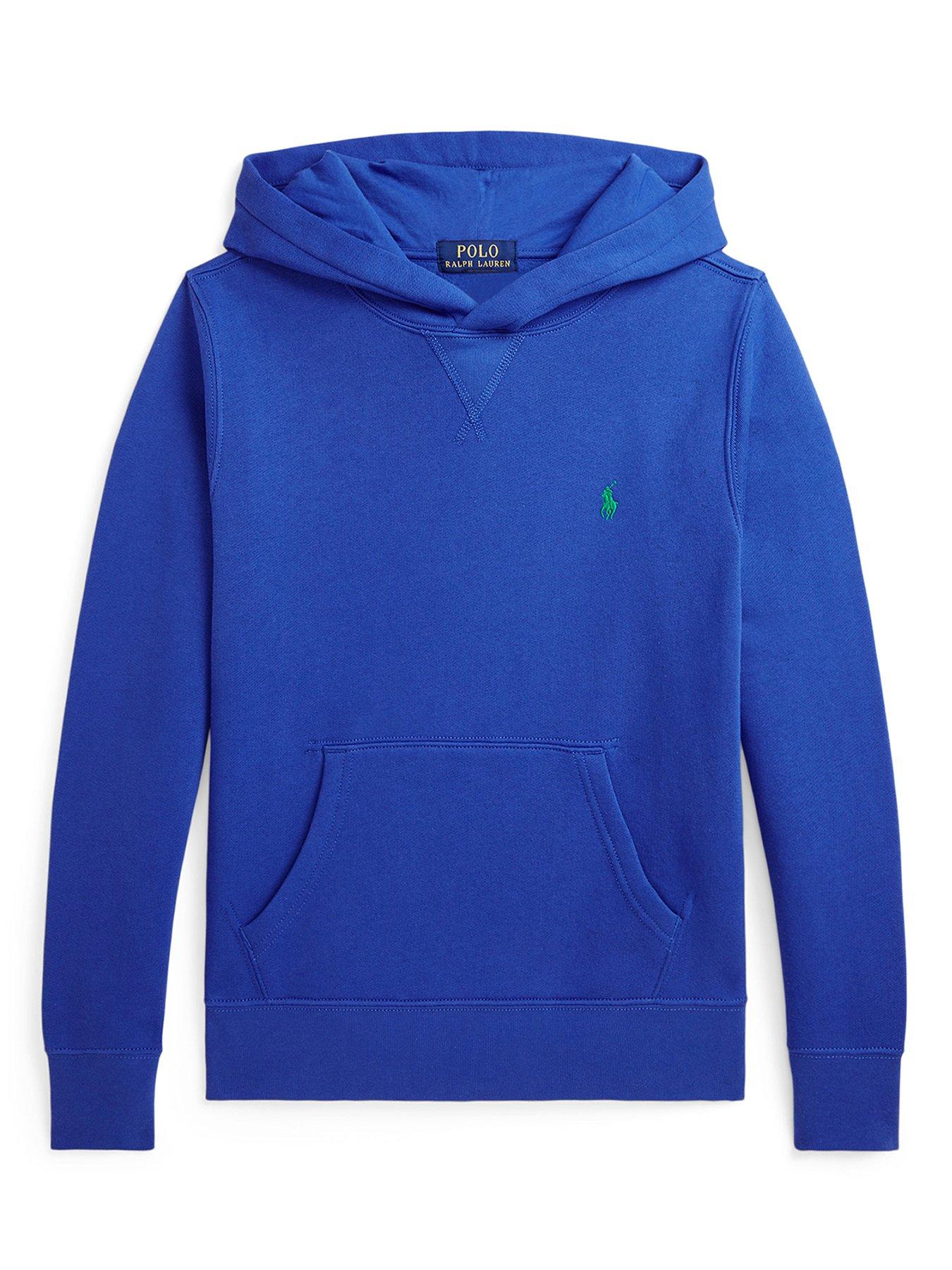 Polo Ralph Lauren Boys Hoodie - Blue, Blue, Size 12-14 Years=L