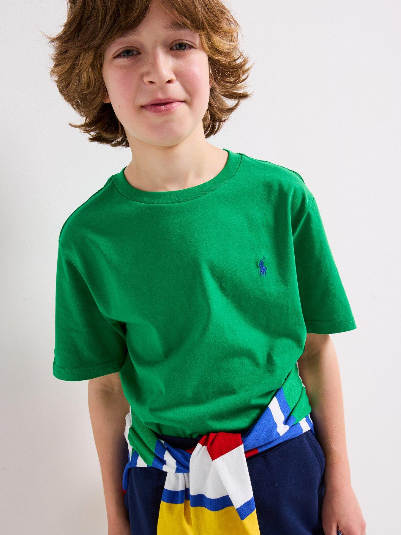 undefined Boys Classic Short Sleeve T-Shirt - Green
