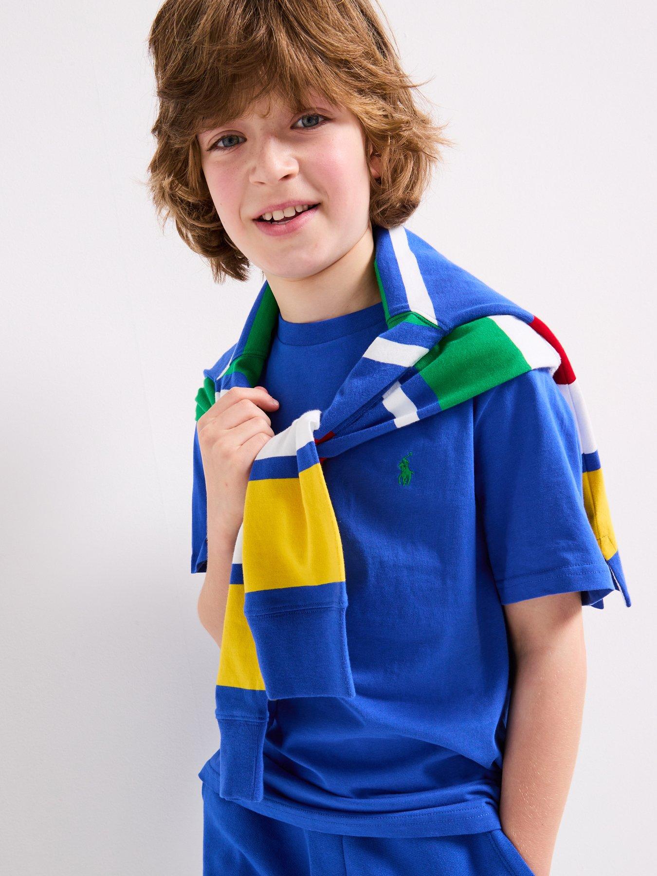 undefined Boys Classic Short Sleeve T-Shirt - Blue