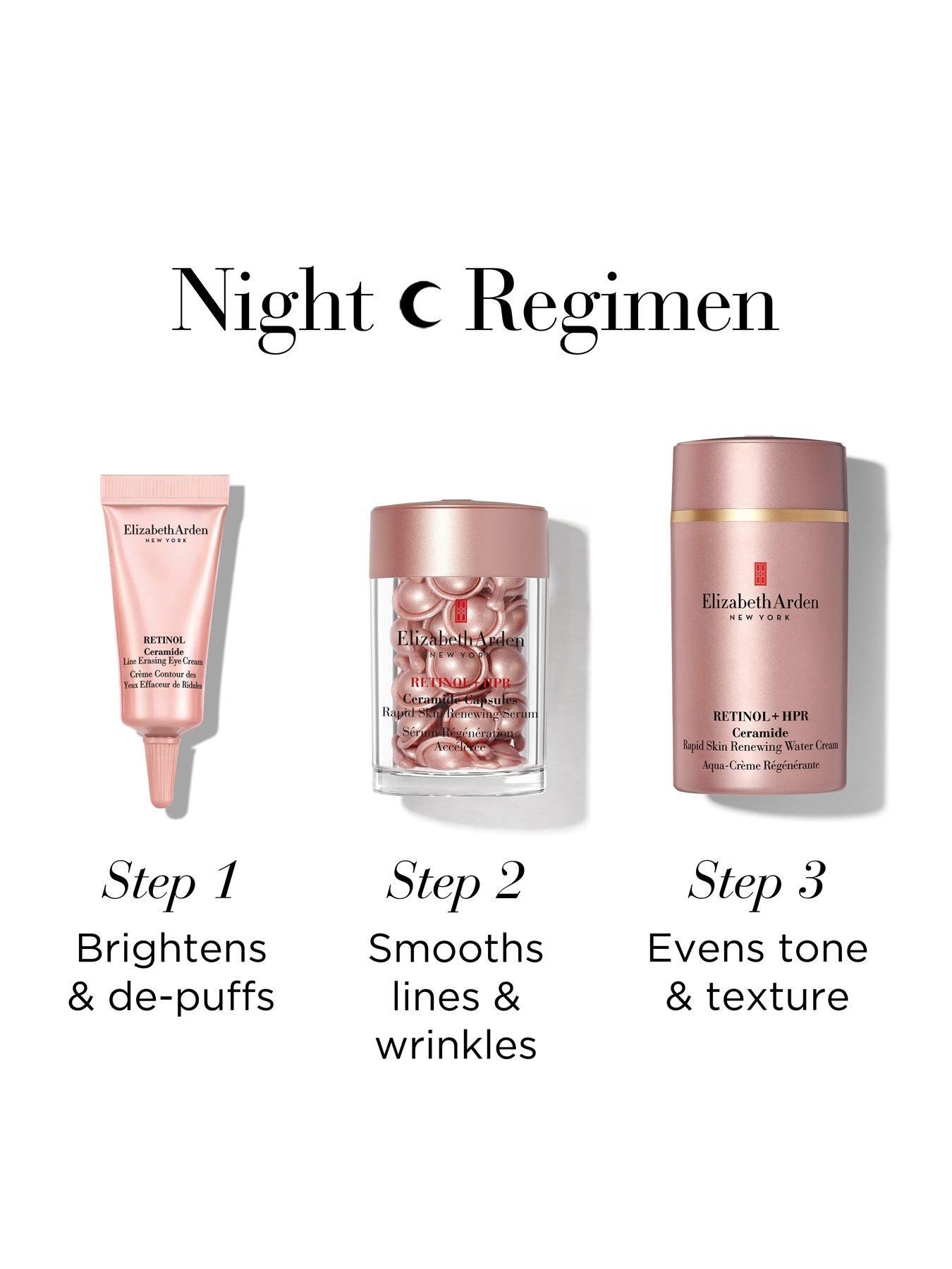 Image 6 of 7 of Elizabeth Arden RETINOL RENEWAL Retinol + HPR Ceramide Water Cream 3-Piece Gift Set. Worth &pound;144!