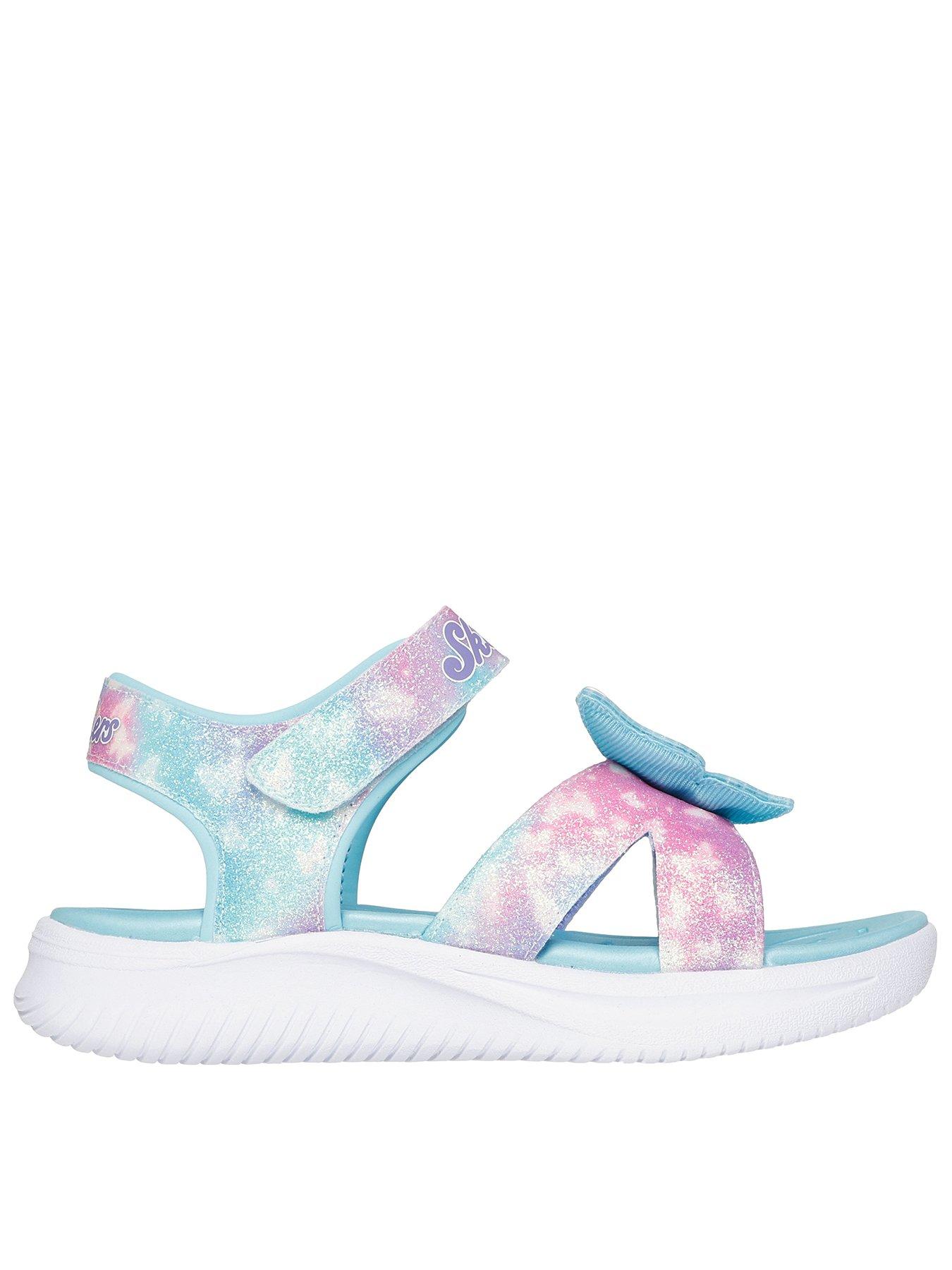 undefined Lighted Butterfly Sandals - Blue