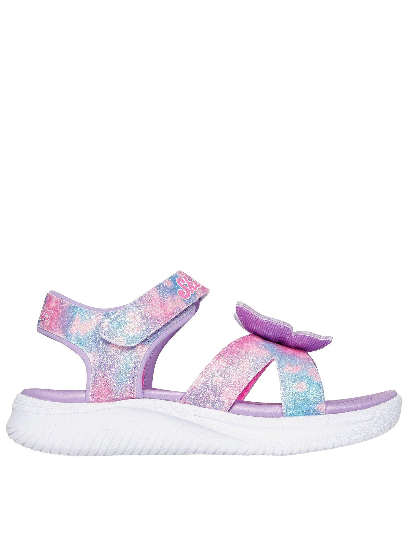 Image 1 of 5 of Skechers Kids Jumpsters Sandal - Butterfly Brights