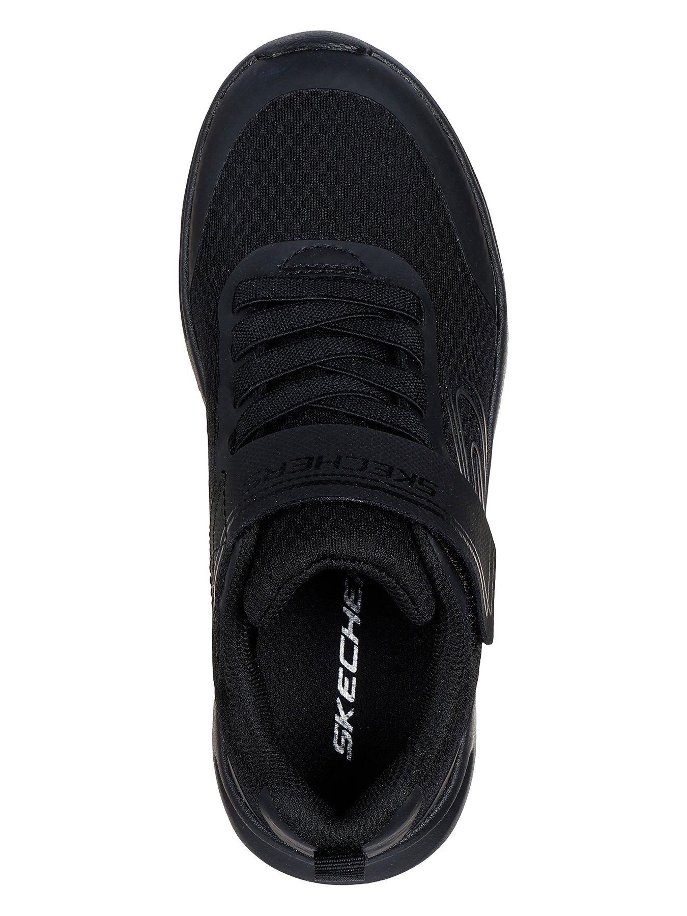 Image 3 of 5 of Skechers Lightweight Gore and Strap Trainers - Black