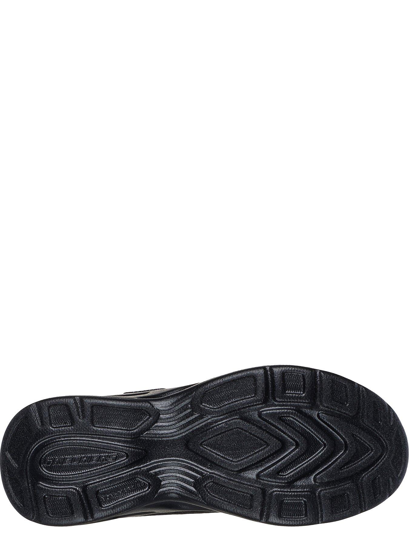 Image 4 of 5 of Skechers Lightweight Gore and Strap Trainers - Black