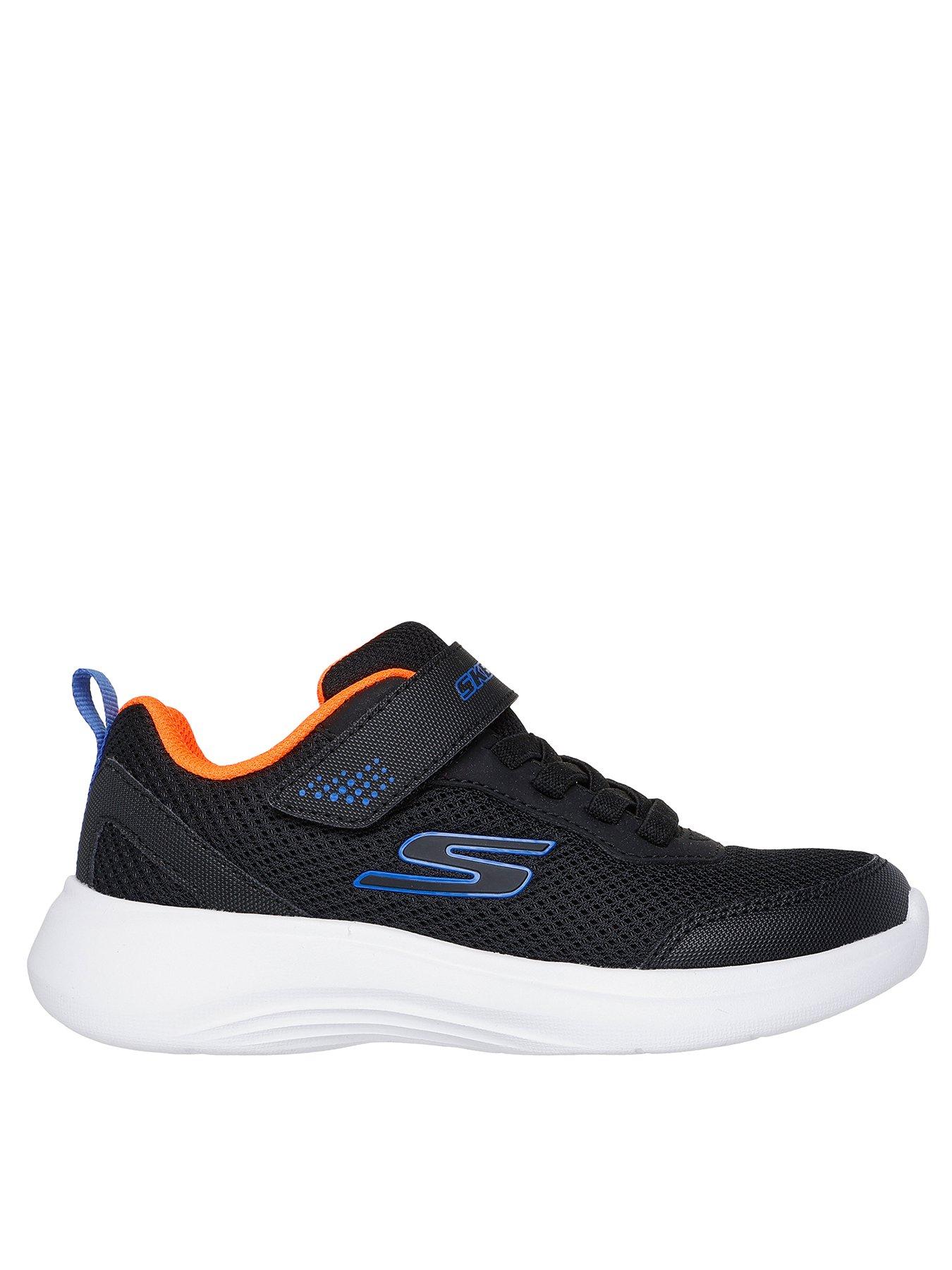 Image 1 of 5 of Skechers Lightweight Gore &amp; Strap Sneaker - Black