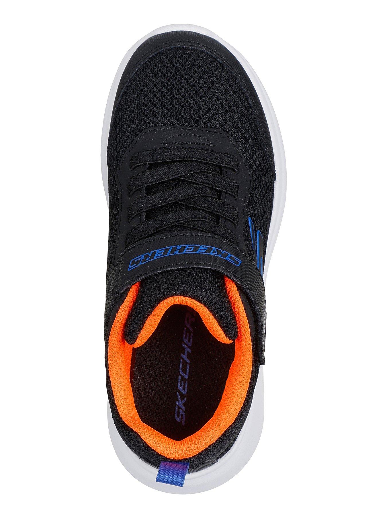 Image 3 of 5 of Skechers Lightweight Gore &amp; Strap Sneaker - Black