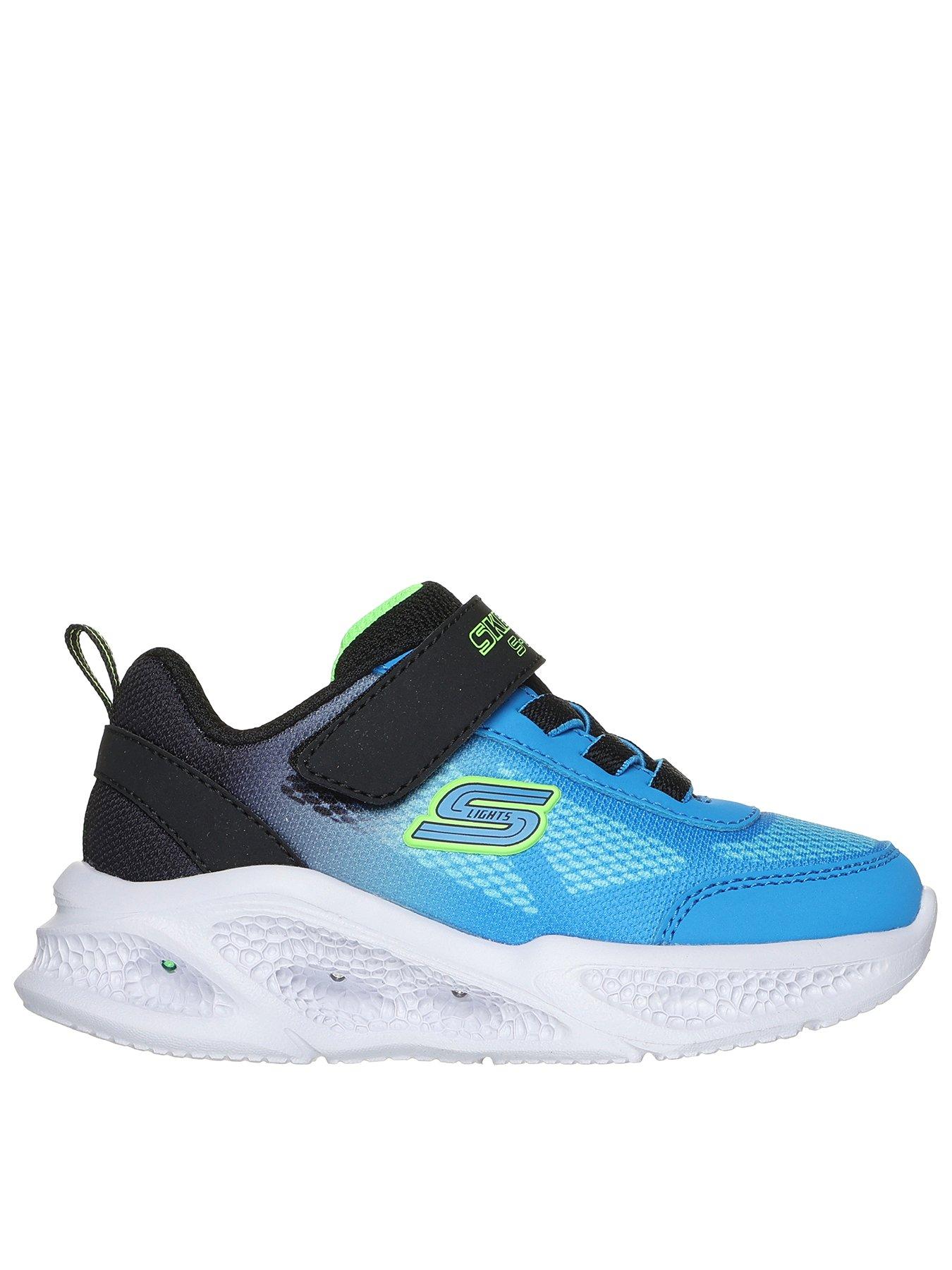 undefined Lighted Gore  &  Strap Sneaker W/ Multi Color Lights