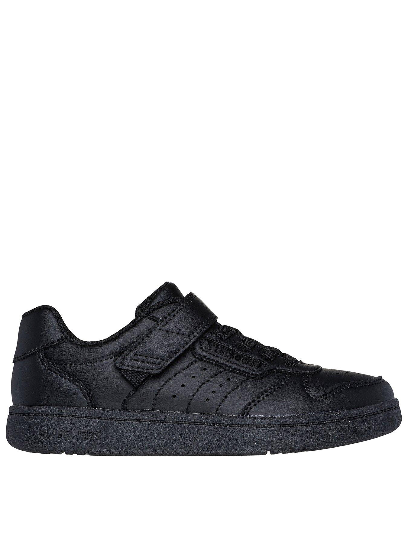 undefined Gore  &  Strap Flatform Sneakers - Black