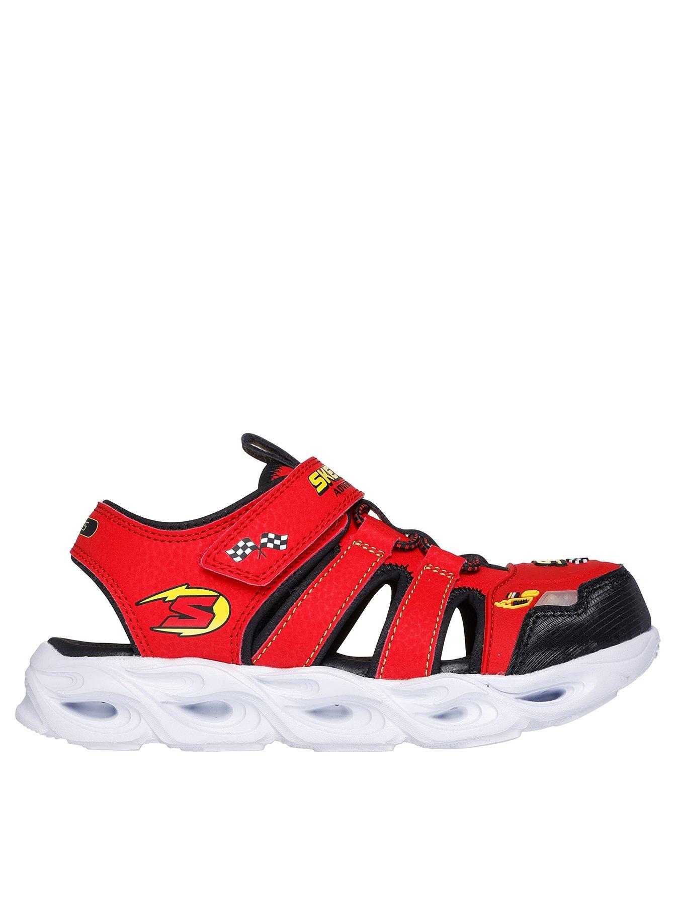 Skechers Lighted Fisherman Thematic Sandals - Red