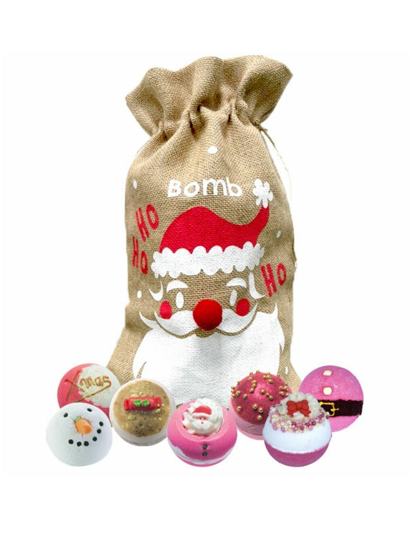 undefined Bomb Cosmetics Ho Ho Ho Bath Bomb Sack Set