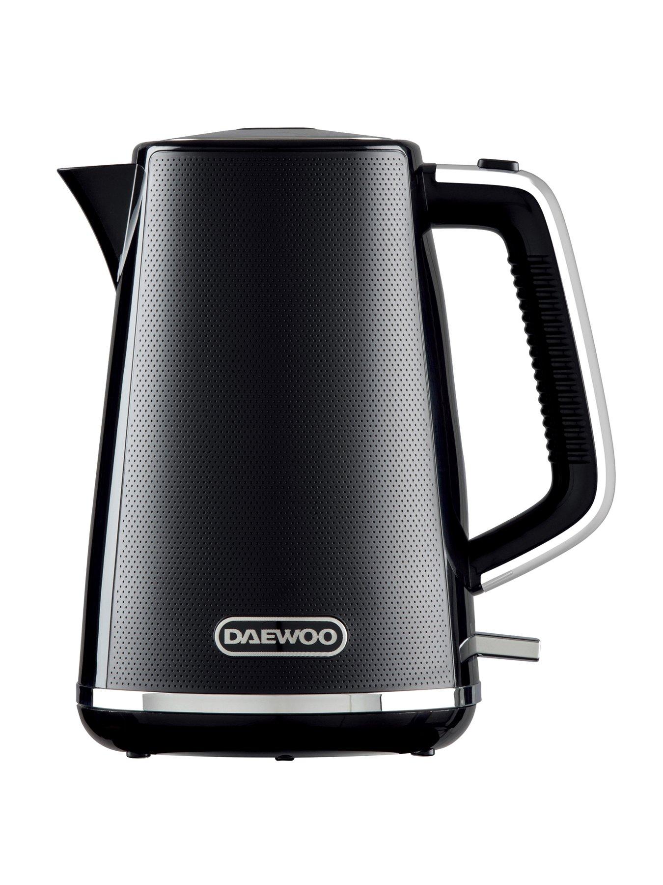 Daewoo Stirling 1.7L 3KW Pyramid Kettle Black Very