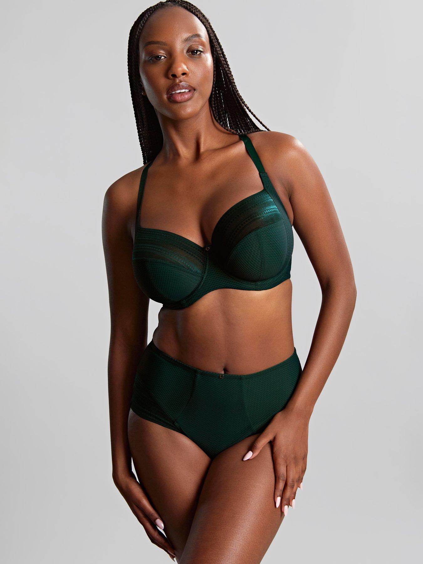 Panache Serene Soft Full Cup Bra (Second Sizes) - Dark Green