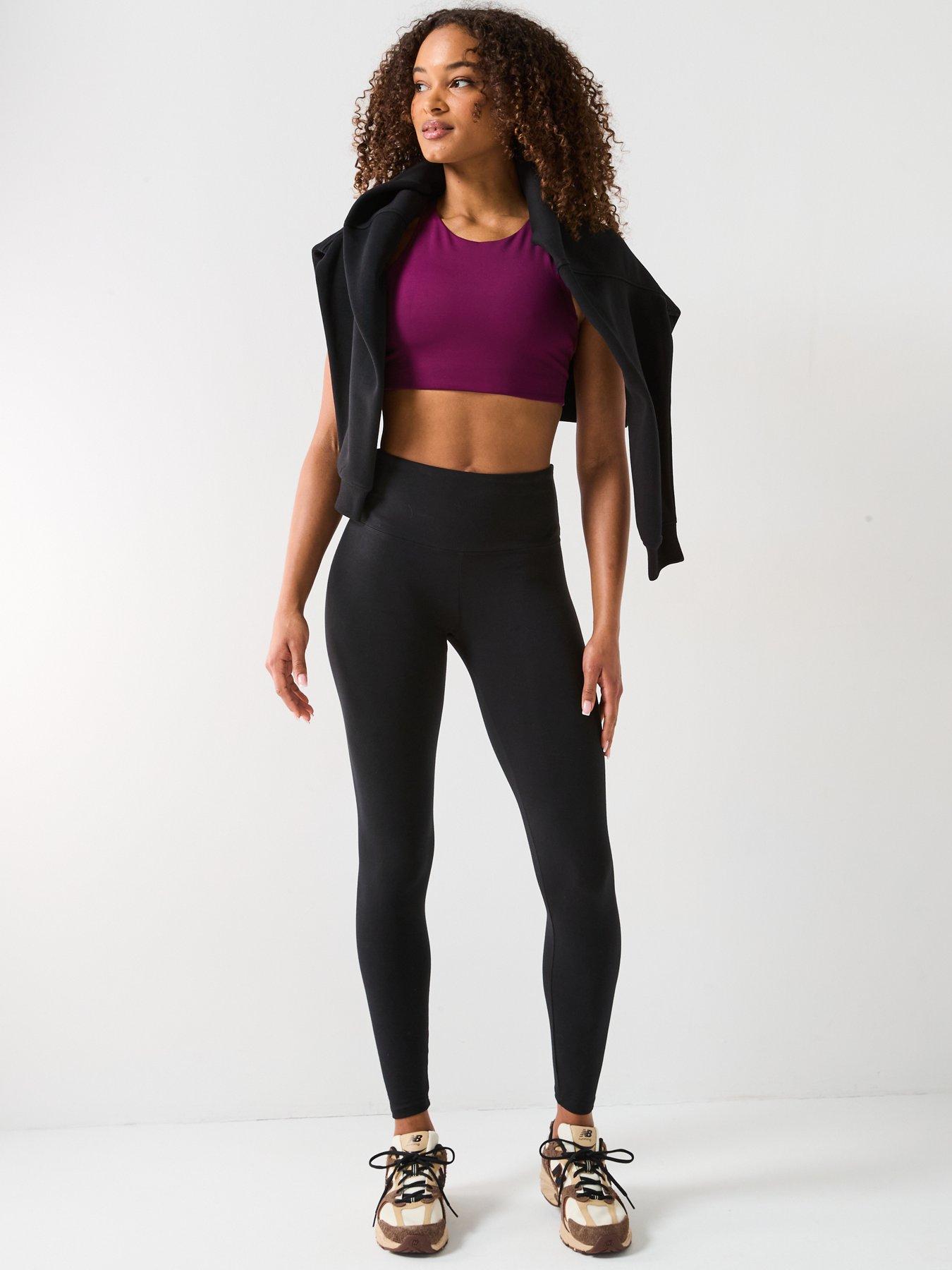 Image 3 of 6 of Girlfriend Collective Womens Training Topanga Cross Back Bra - Purple