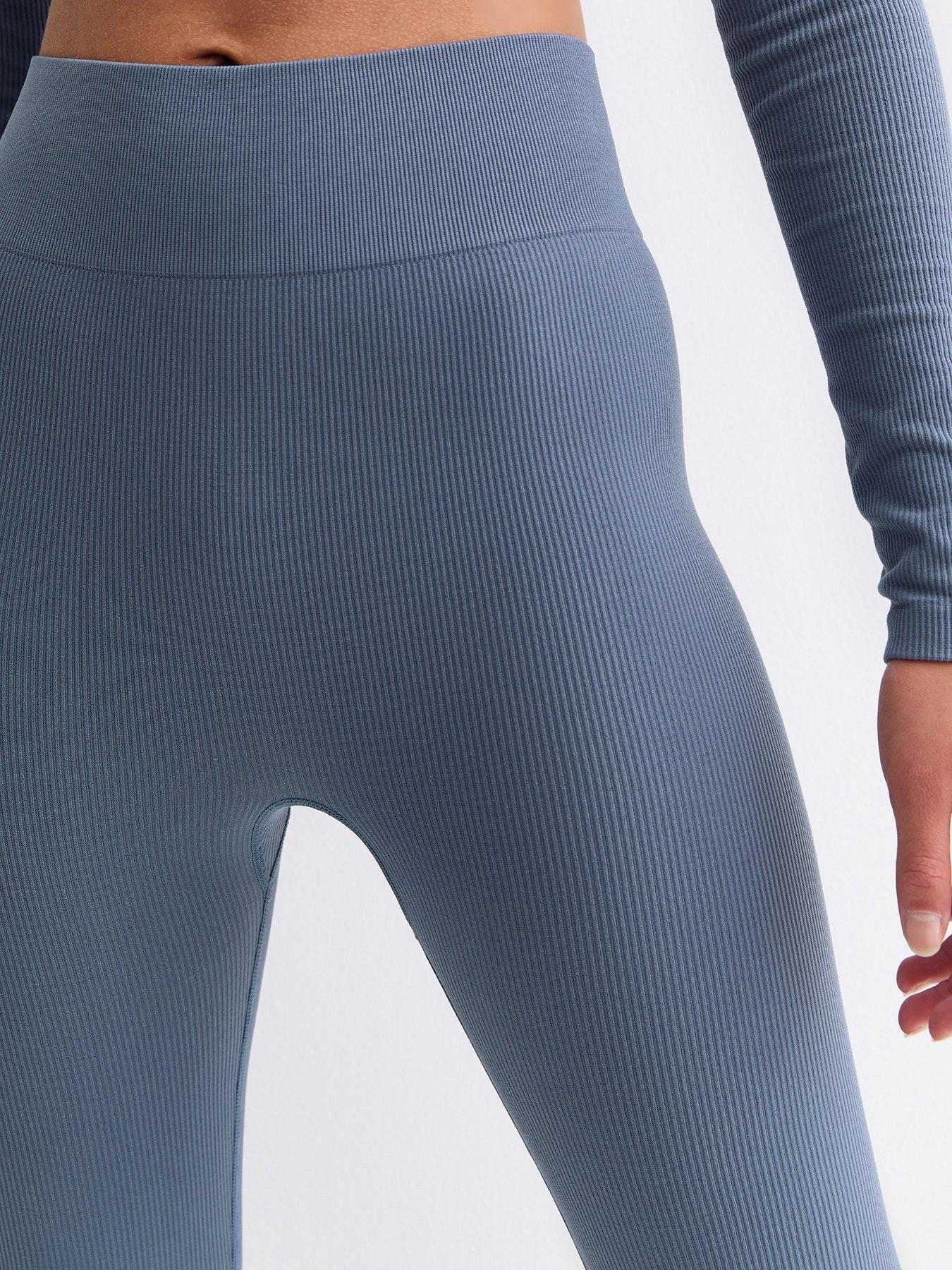 New Look 915 Girls Blue Ribbed Leggings Very