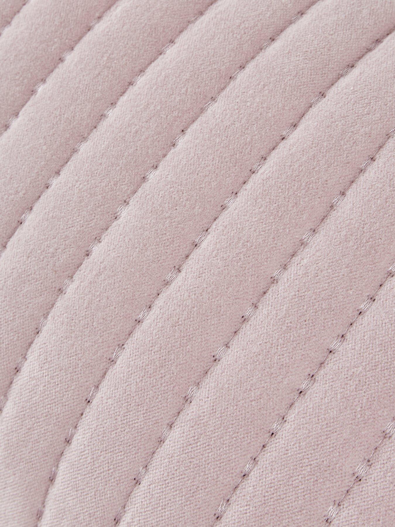 Image 3 of 3 of Very Home Cotton Velvet Stitch Embroidered Bolster Pillow