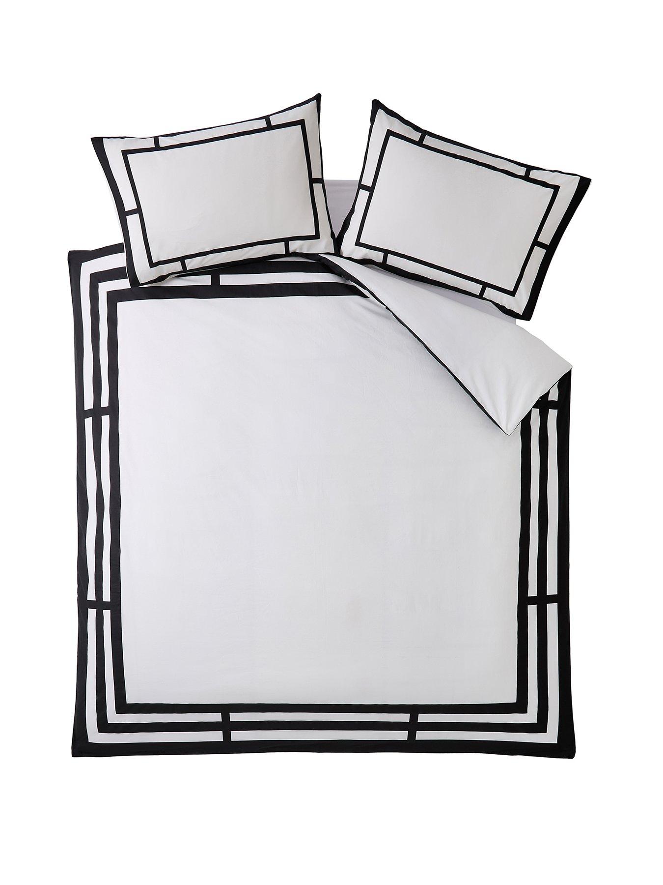 Image 2 of 3 of Very Home Apollo Luxe Border 100% Cotton 200 Thread Count Duvet Cover Set