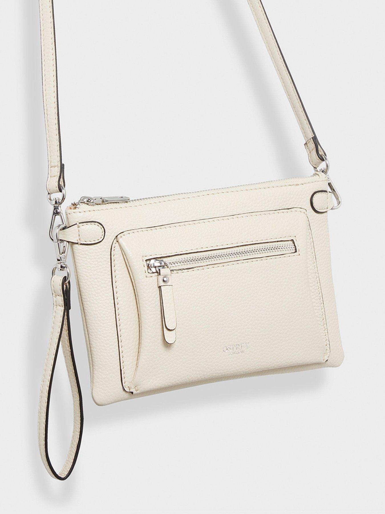 Osprey London The Ruby Leather Crossbody Clutch Bag Very