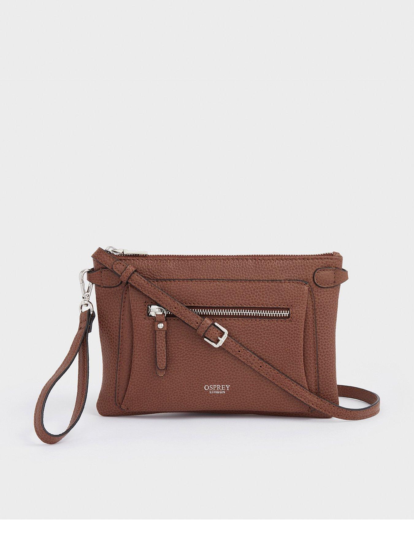 undefined The Ruby Leather Crossbody Clutch Bag