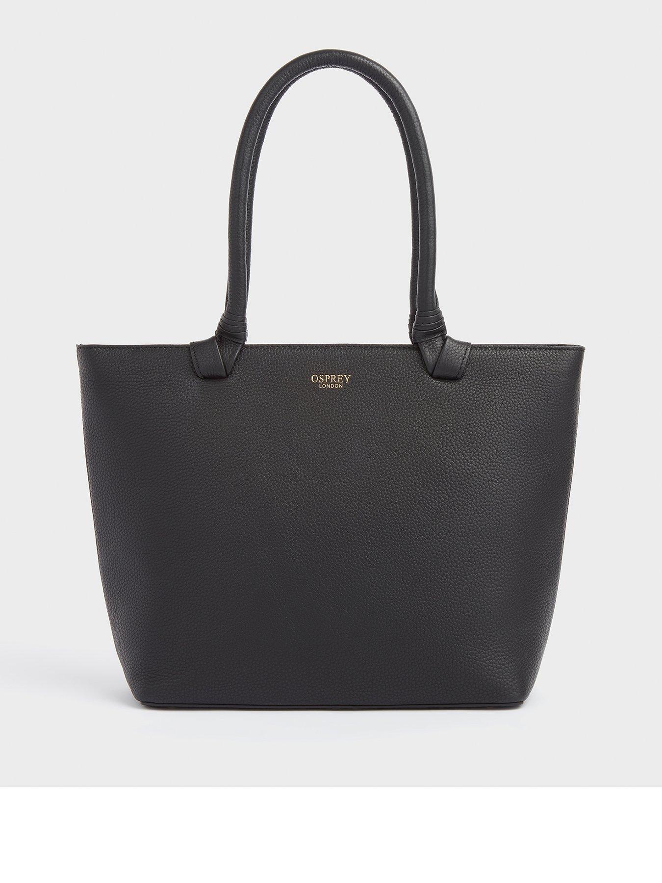 undefined The Collier Leather Shoulder Tote Bag
