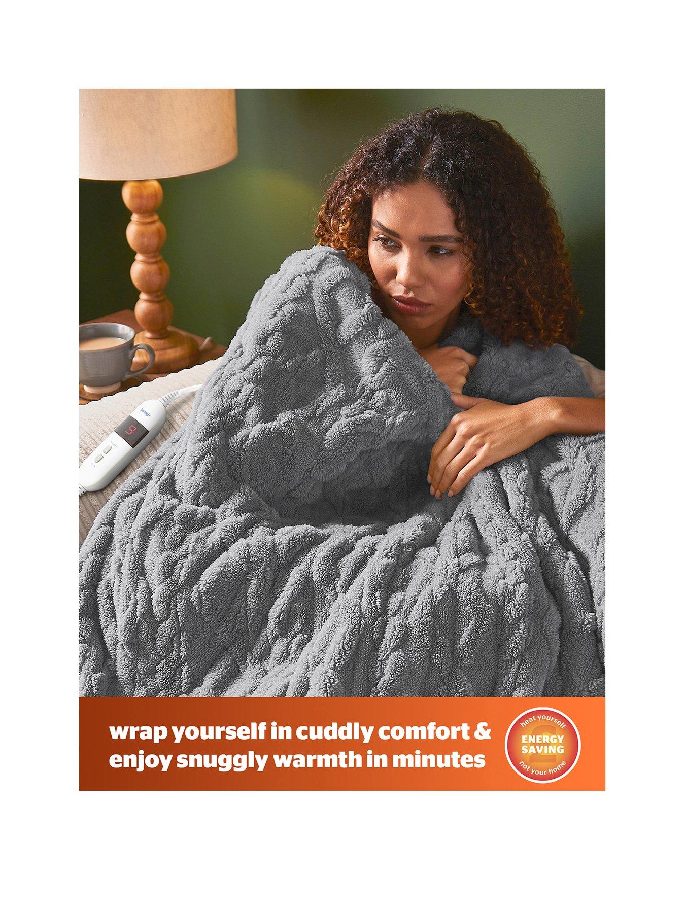 Large heated throw blanket hotsell