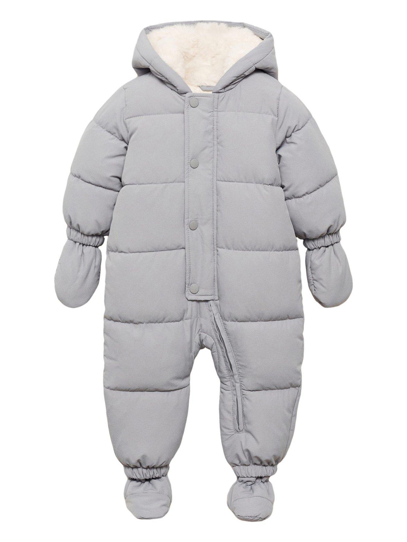 undefined Baby Boys Pramsuit - Grey