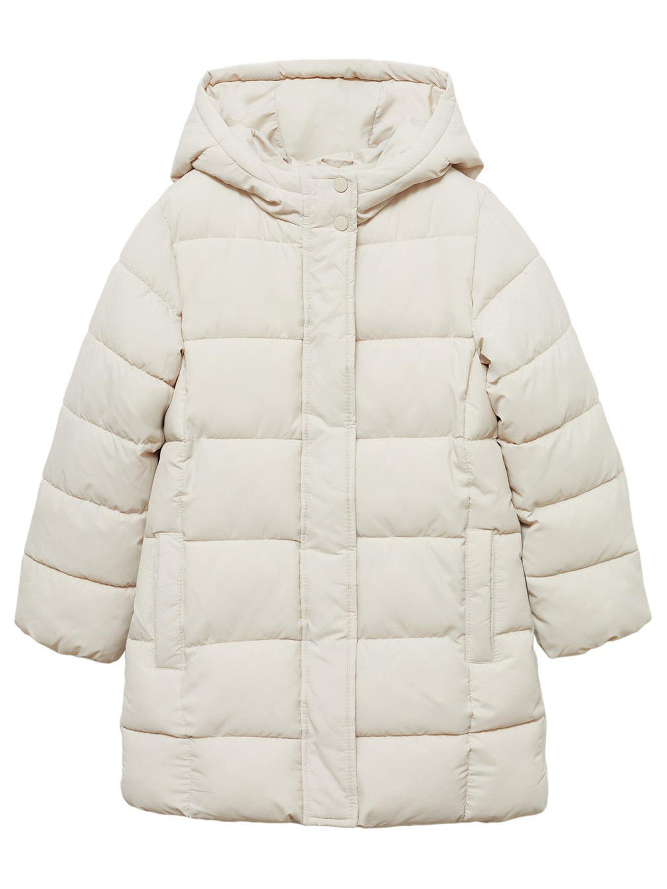 Ladies longline padded coat on sale