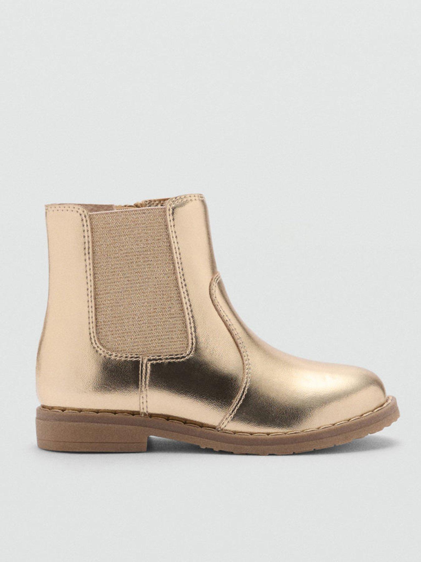 Metallic ankle boots uk sale