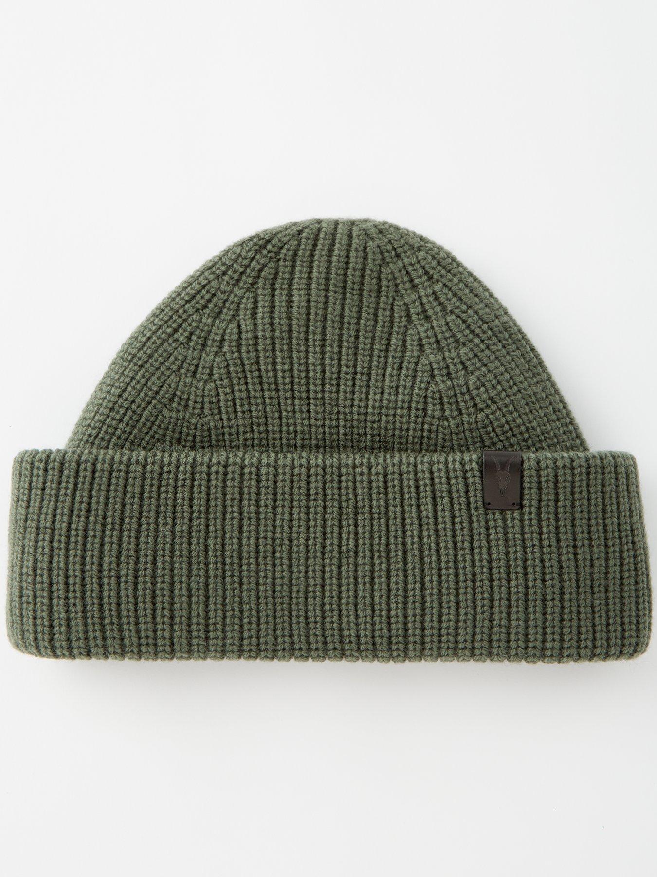 undefined Merino Beanie Hat - Green