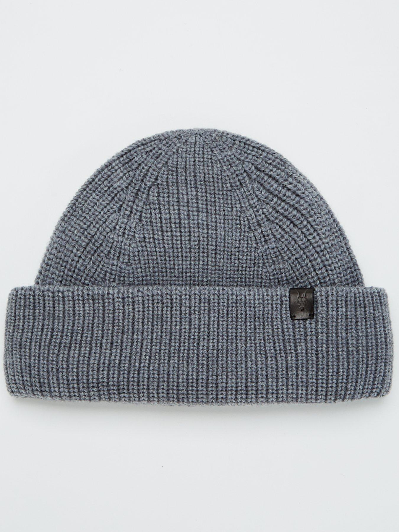 undefined Merino Beanie Hat - Grey