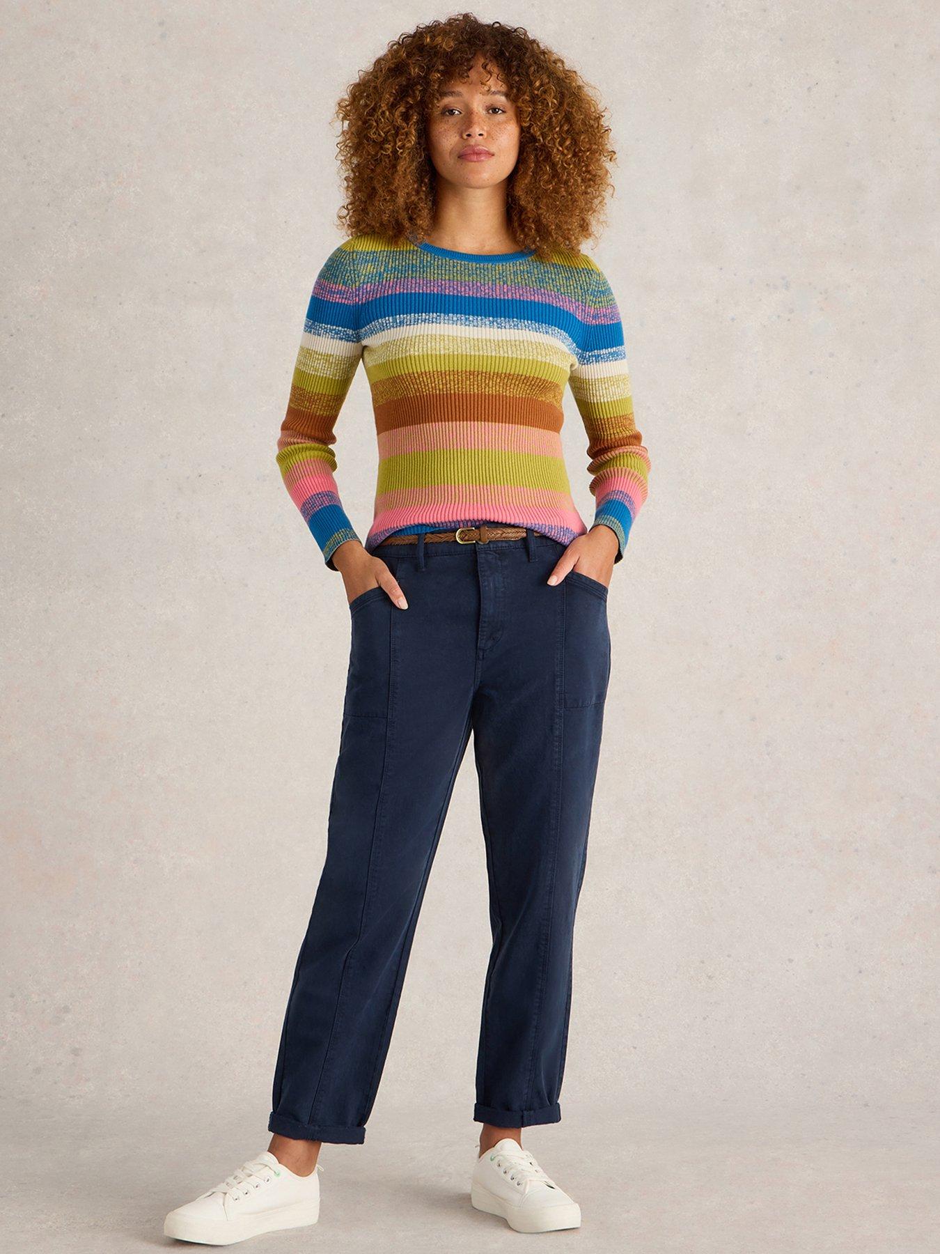 undefined Thea Trousers - Navy