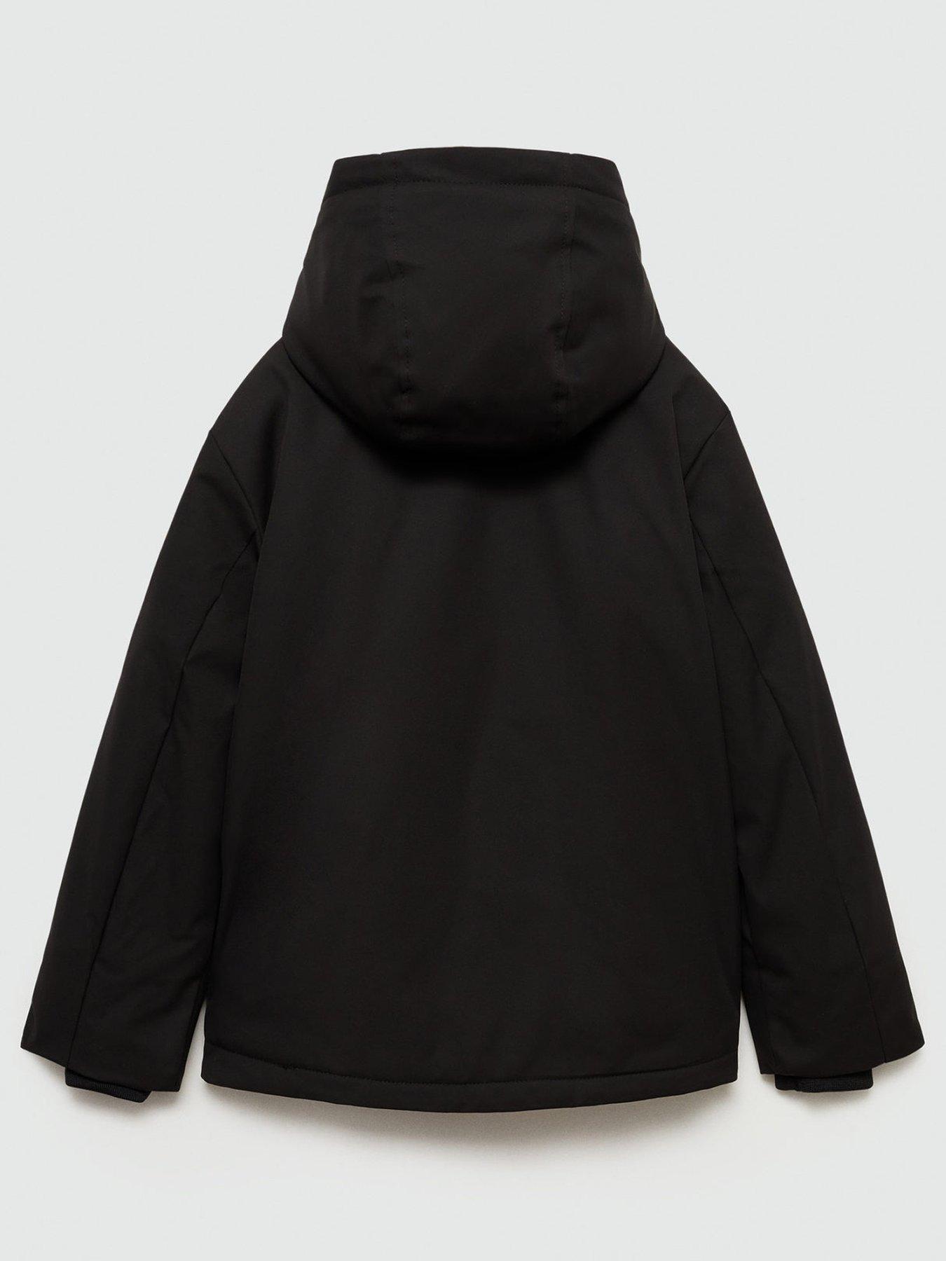 Image 2 of 4 of Mango Boys Coat - Black