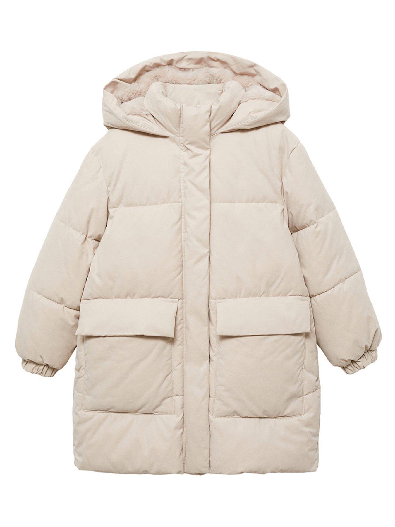 Mango longline padded jacket deals