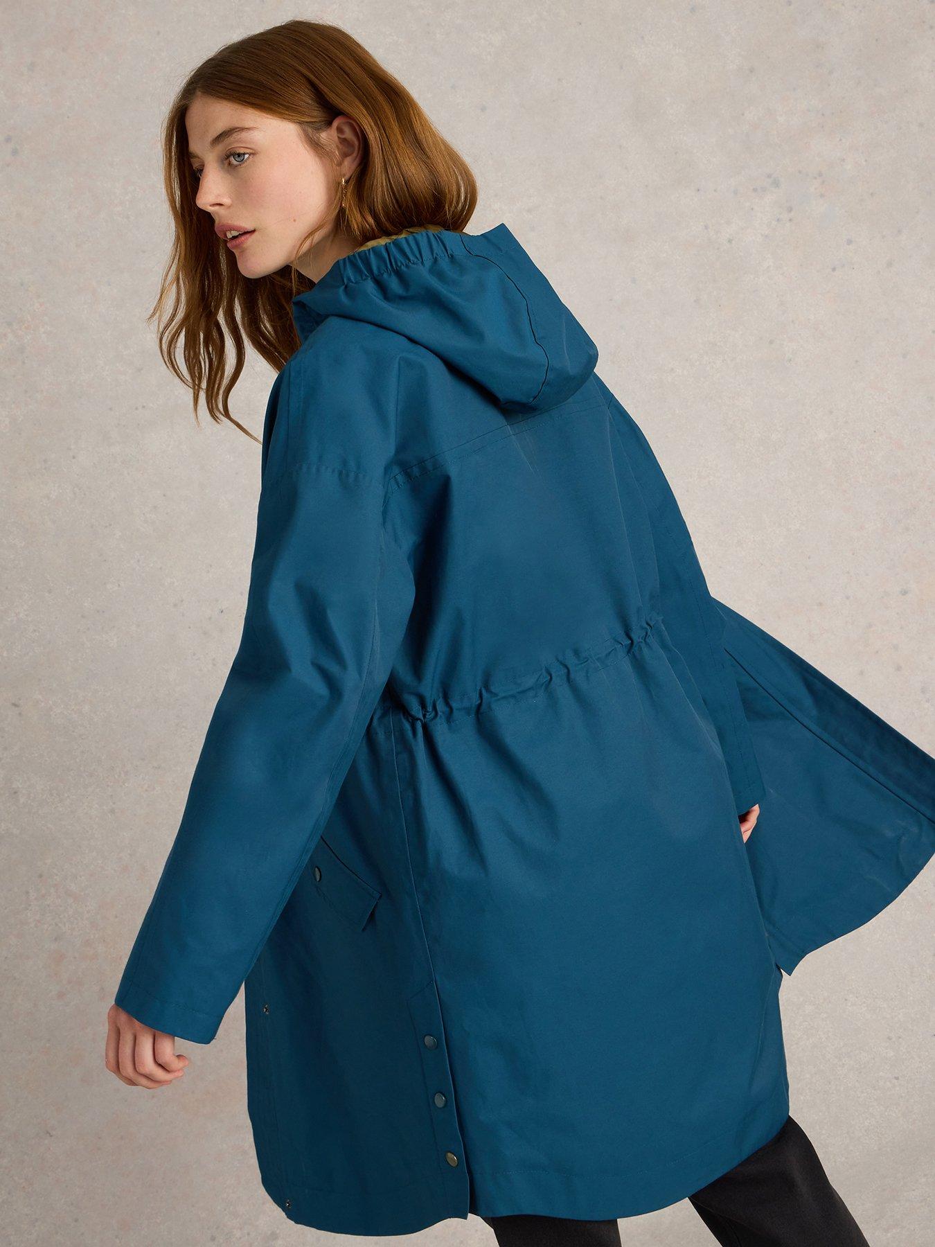 Image 2 of 5 of White Stuff Winnie Waterproof Coat - Blue
