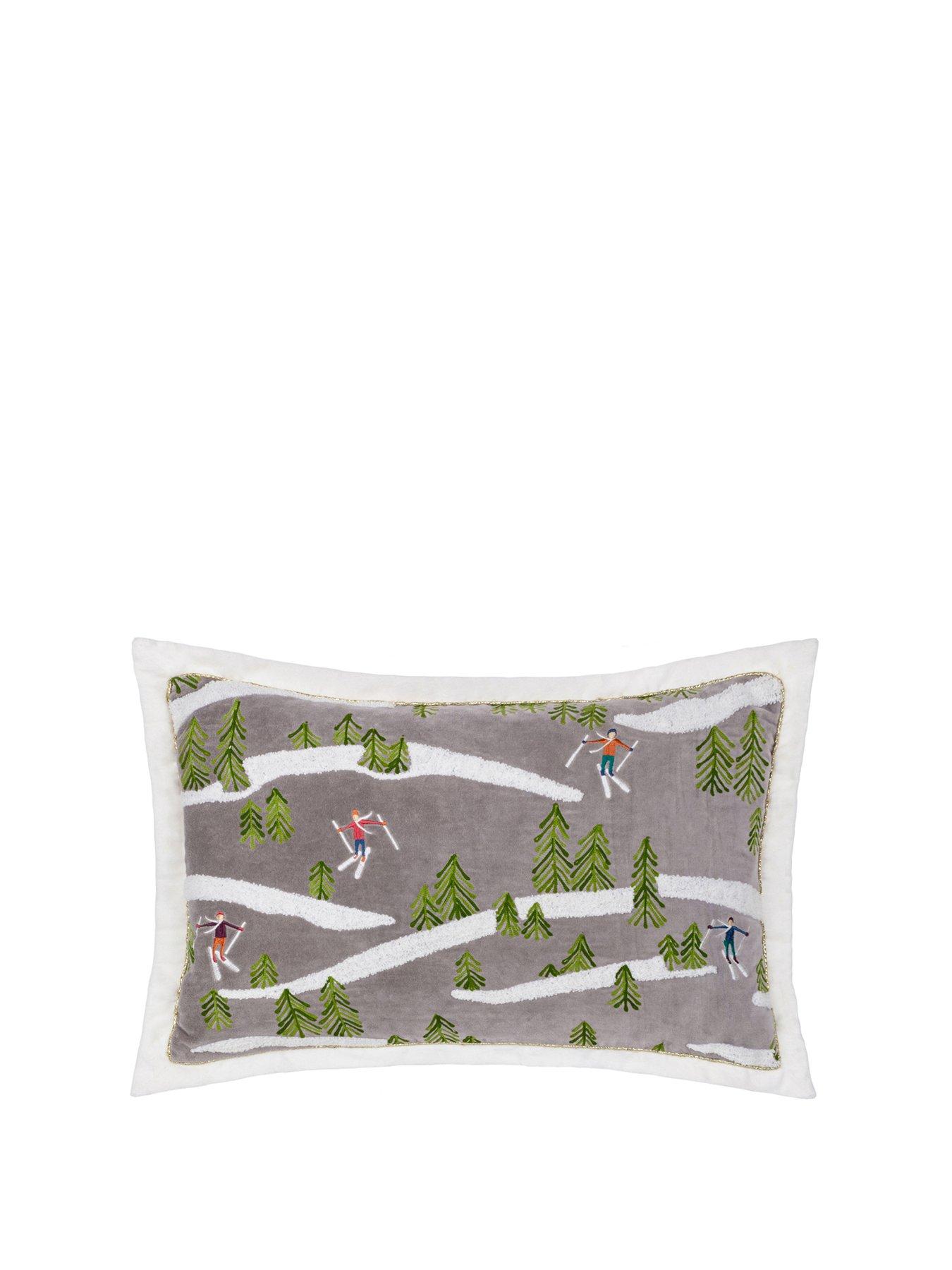 Product photograph of Paoletti Winter Alpine Cushion from very.co.uk