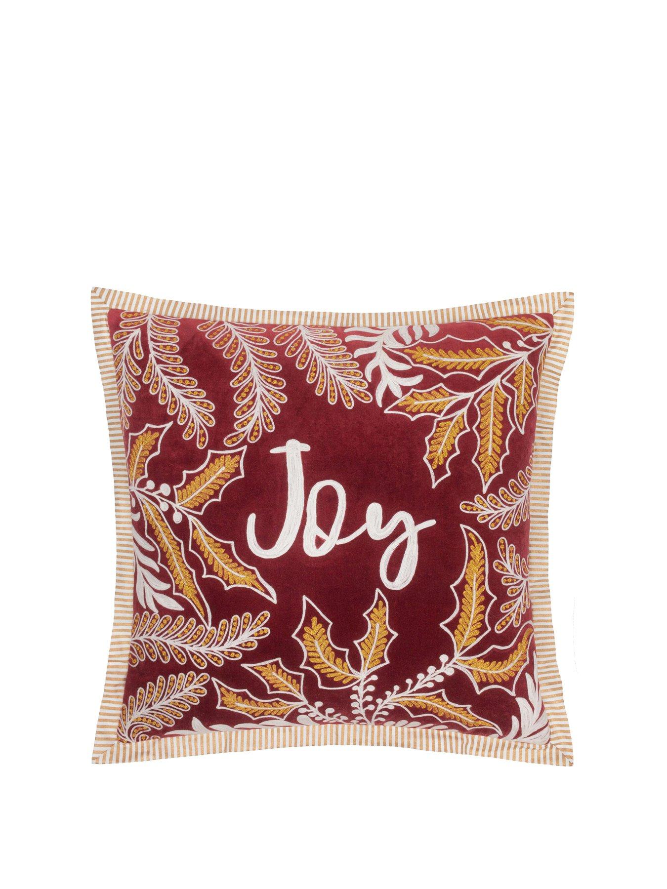 Product photograph of Paoletti Winter Joy Cushion from very.co.uk