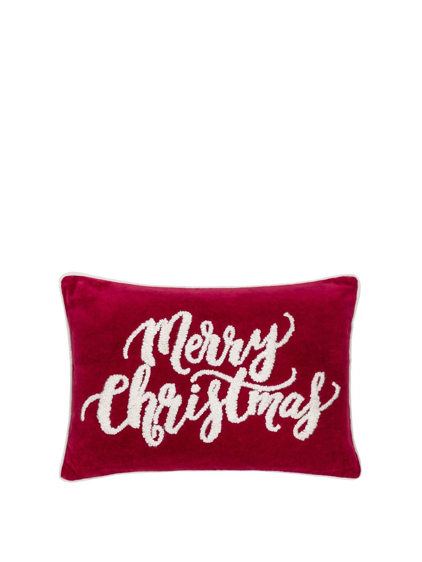Paoletti Winter Merry Christmas Cushion Very