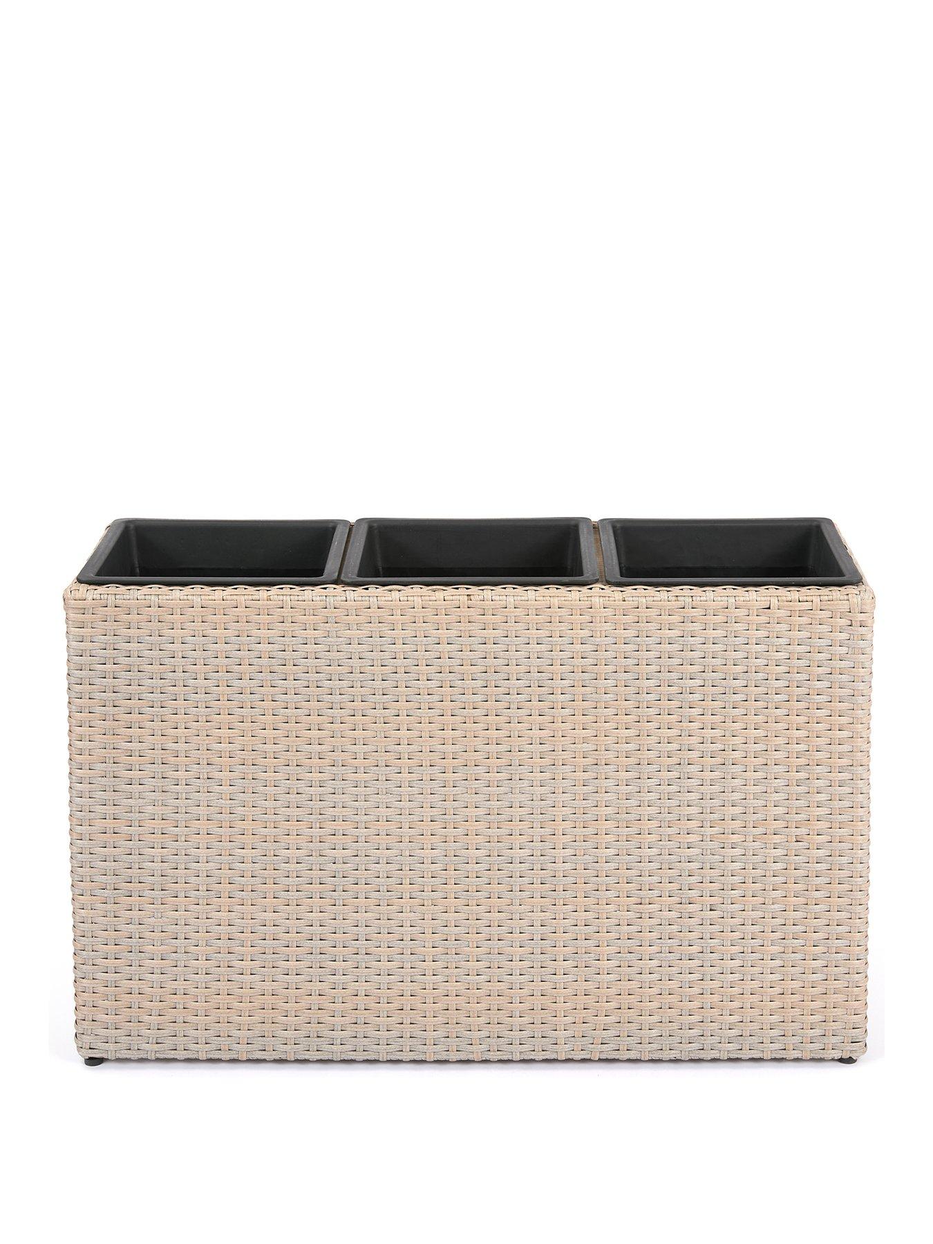 Image 2 of 6 of The Very Collection Albany Rattan Planter