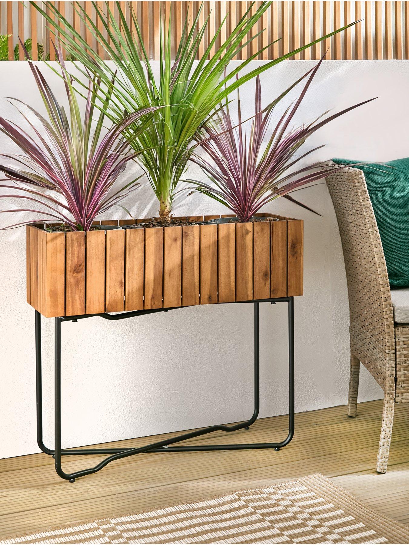Very Home Raised Trough Planter